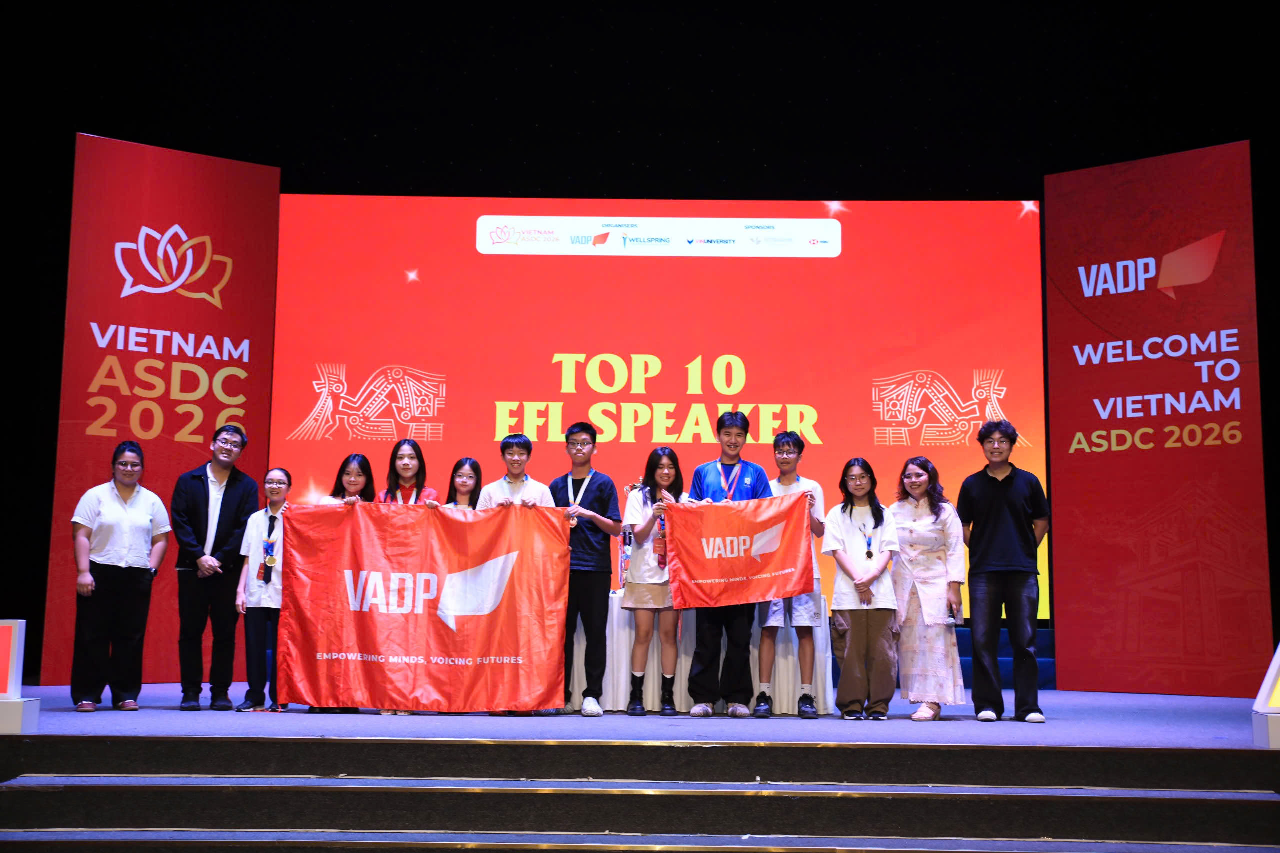 Kết thúc 4 ngày tranh tài Vietnam Asian Schools Debating Championship 2026
